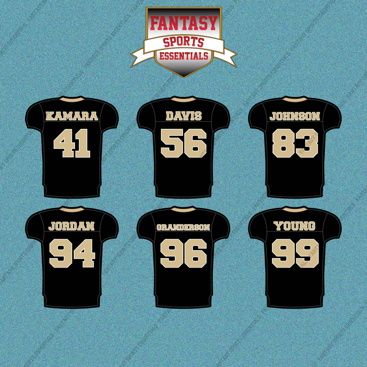 New Orleans Saints 2025 Home Jersey Car Decals (Choose Your Player) Page 2