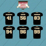 New Orleans Saints 2025 Home Jersey Car Decals (Choose Your Player) Page 2