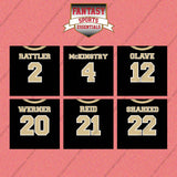 New Orleans Saints 2025 Home Jersey Wall Art Prints (Choose Your Player) Page 1