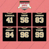 New Orleans Saints 2025 Home Jersey Wall Art Prints (Choose Your Player) Page 2