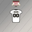 New Orleans Saints Personalized Current Away Jersey Magnets