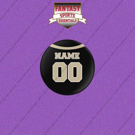 New Orleans Saints Personalized Current Home Jersey Buttons