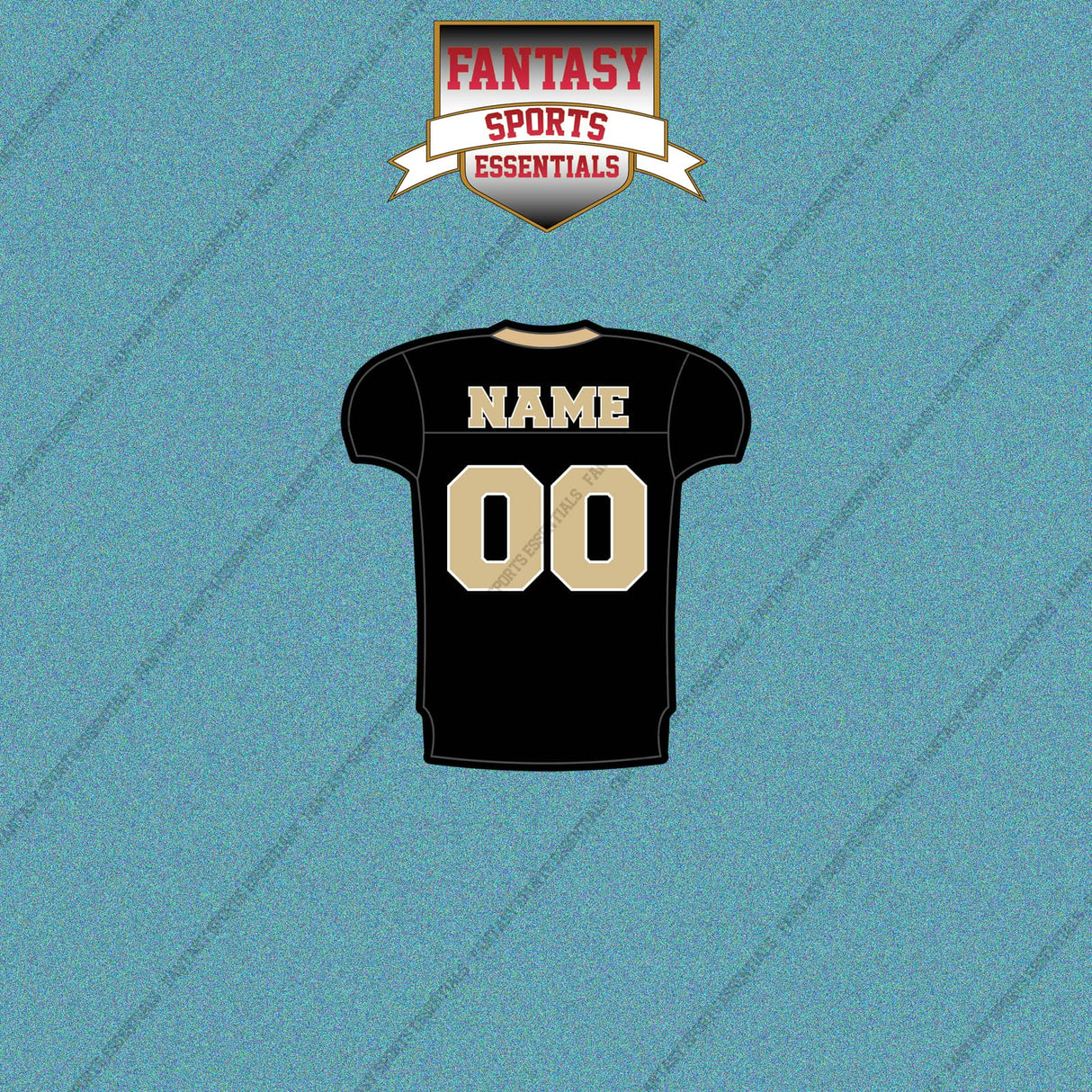 New Orleans Saints Personalized Current Home Jersey Car Decals