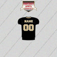 New Orleans Saints Personalized Current Home Jersey Glossy Stickers