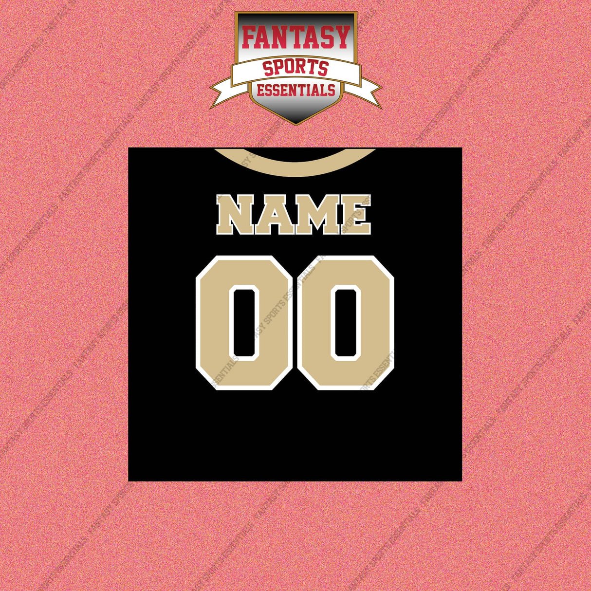 New Orleans Saints Personalized Current Home Jersey Wall Art Prints