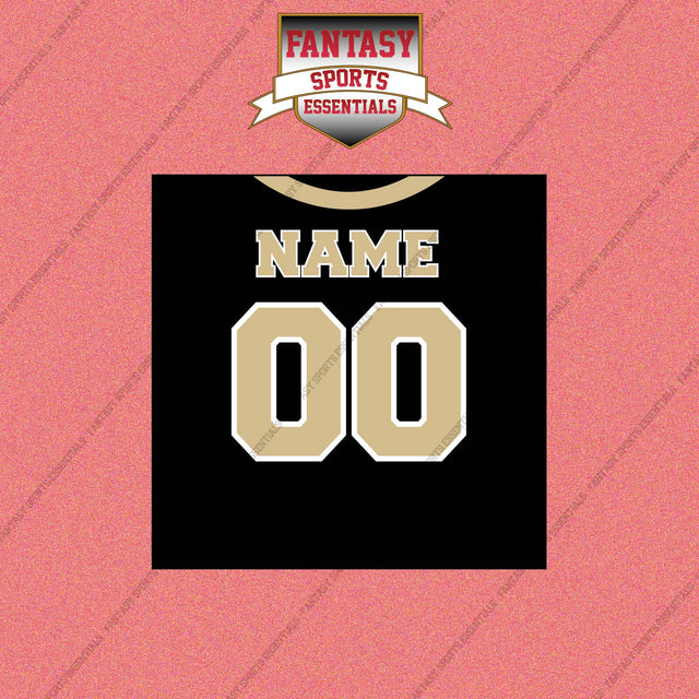 New Orleans Saints Personalized Current Home Jersey Wall Art Prints