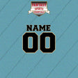 New Orleans Saints Personalized Current Name and Number Car Decals