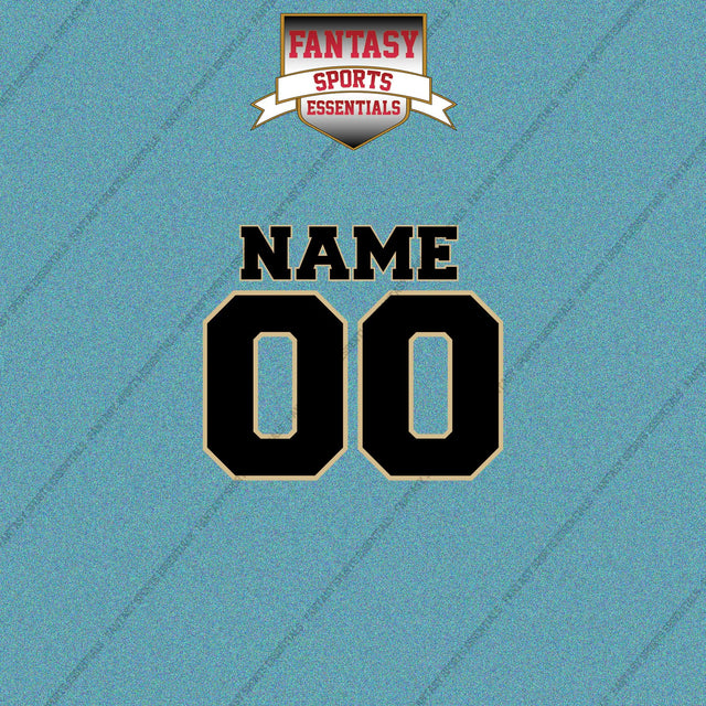 New Orleans Saints Personalized Current Name and Number Car Decals