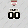 New Orleans Saints Personalized Current Name and Number Glossy Stickers