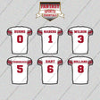 New York Giants 2025 Away Jersey Glossy Stickers (Choose Your Player) Page 1