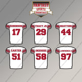 New York Giants 2025 Away Jersey Magnets (Choose Your Player) Page 2