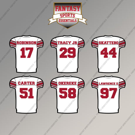 New York Giants 2025 Away Jersey Magnets (Choose Your Player) Page 2