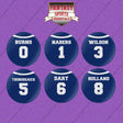 New York Giants 2025 Home Jersey Button Pins (Choose Your Player) Page 1