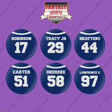New York Giants 2025 Home Jersey Button Pins (Choose Your Player) Page 2