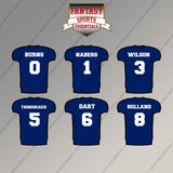 New York Giants 2025 Home Jersey Magnets (Choose Your Player) Page 1