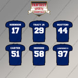 New York Giants 2025 Home Jersey Magnets (Choose Your Player) Page 2