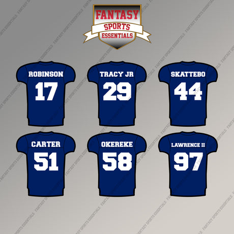 New York Giants 2025 Home Jersey Magnets (Choose Your Player) Page 2