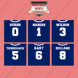 New York Giants 2025 Home Jersey Wall Art Prints (Choose Your Player) Page 1