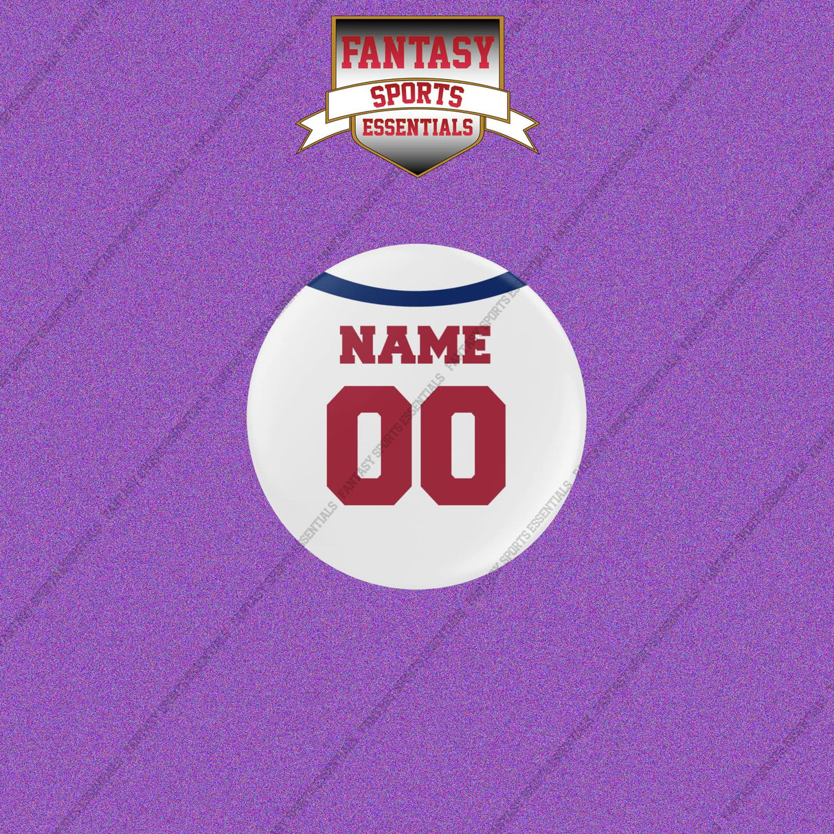 New York Giants Personalized Current Away Jersey Buttons