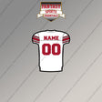 New York Giants Personalized Current Away Jersey Magnets