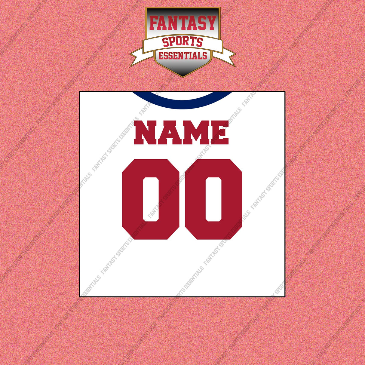 New York Giants Personalized Current Away Jersey Wall Art Prints