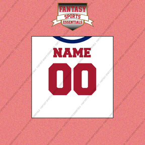 New York Giants Personalized Current Away Jersey Wall Art Prints