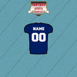 New York Giants Personalized Current Home Jersey Car Decals