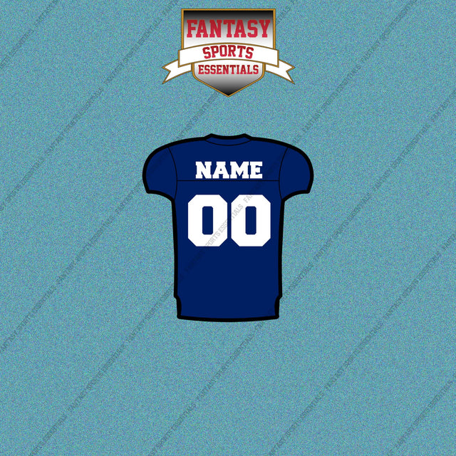 New York Giants Personalized Current Home Jersey Car Decals