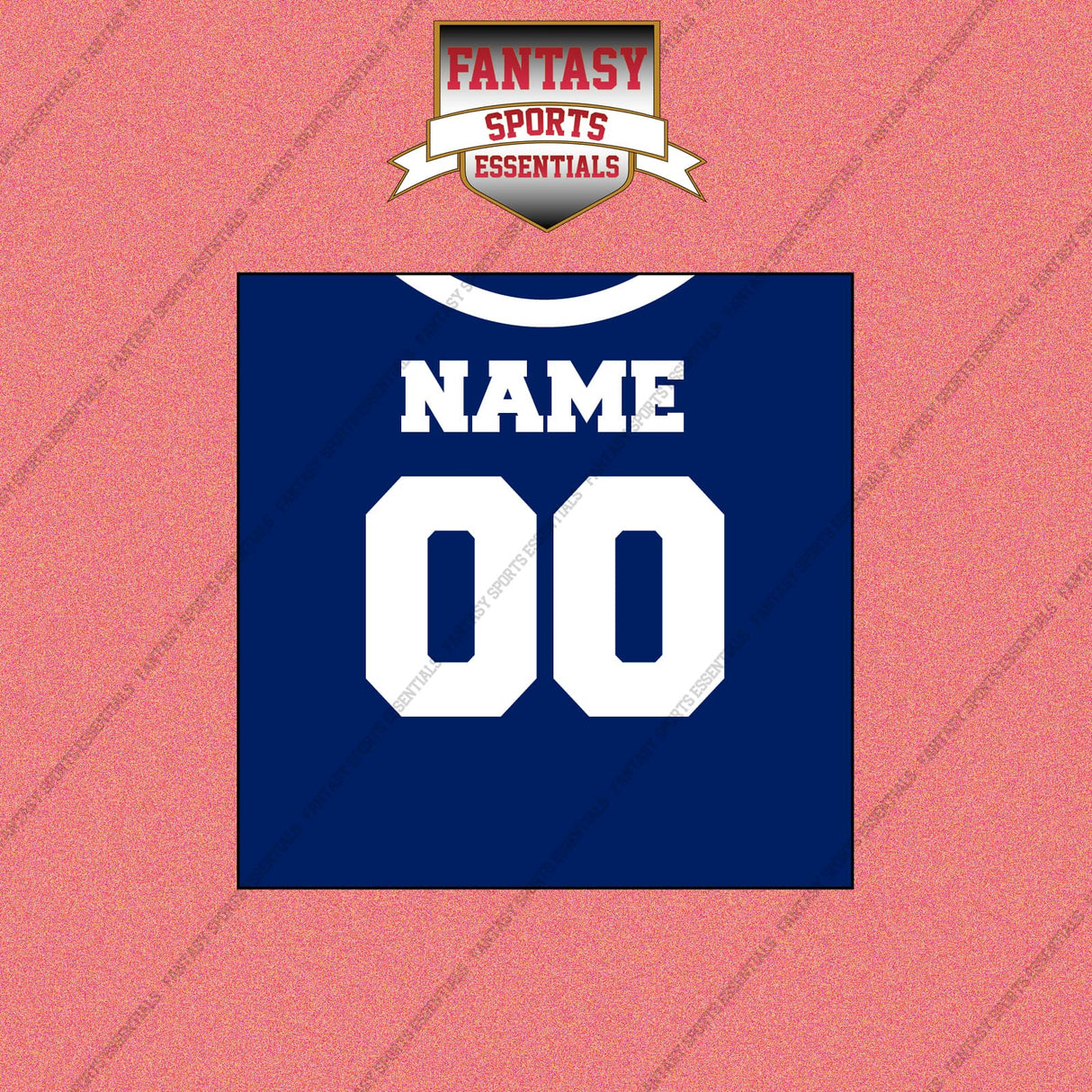 New York Giants Personalized Current Home Jersey Wall Art Prints