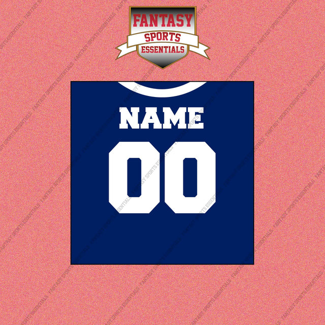 New York Giants Personalized Current Home Jersey Wall Art Prints