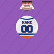 New York Islanders Personalized Current Away Jersey Buttons