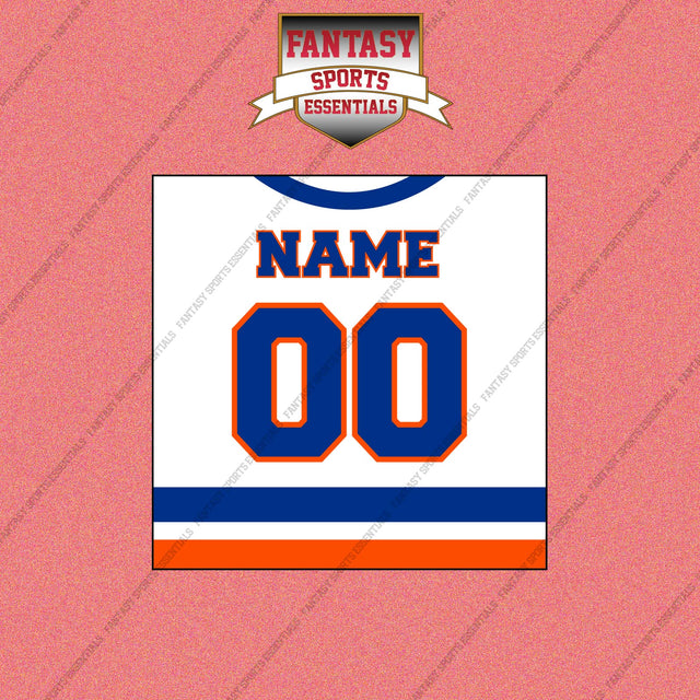 New York Islanders Personalized Current Away Jersey Wall Art Prints