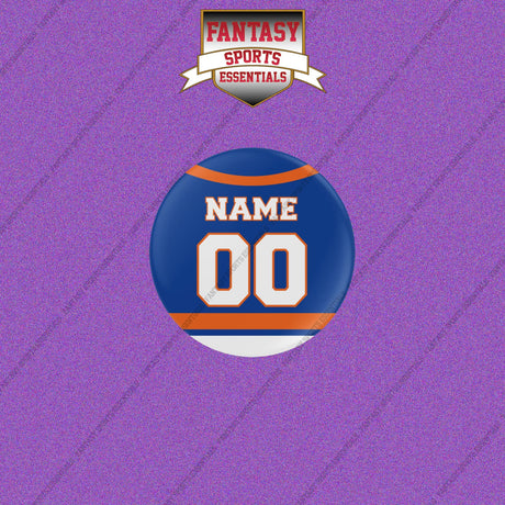 New York Islanders Personalized Current Home Jersey Buttons