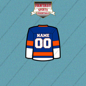 New York Islanders Personalized Current Home Jersey Car Decals
