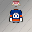 New York Islanders Personalized Current Home Jersey Magnets