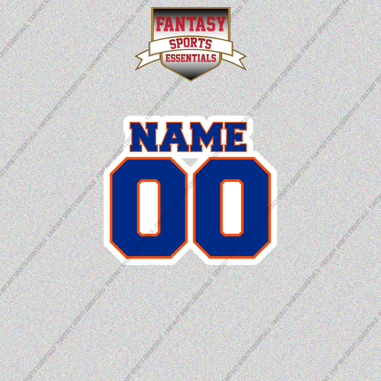 New York Islanders Personalized Current Name and Number Glossy Stickers