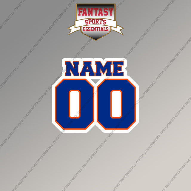 New York Islanders Personalized Current Name and Number Magnets