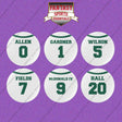 New York Jets 2025 Away Jersey Button Pins (Choose Your Player) Page 1