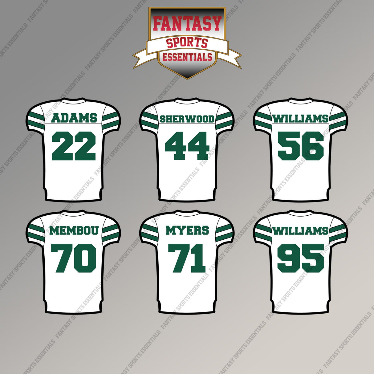 New York Jets 2025 Away Jersey Magnets (Choose Your Player) Page 2