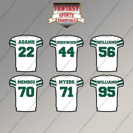 New York Jets 2025 Away Jersey Magnets (Choose Your Player) Page 2