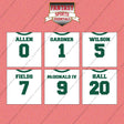 New York Jets 2025 Away Jersey Wall Art Prints (Choose Your Player) Page 1