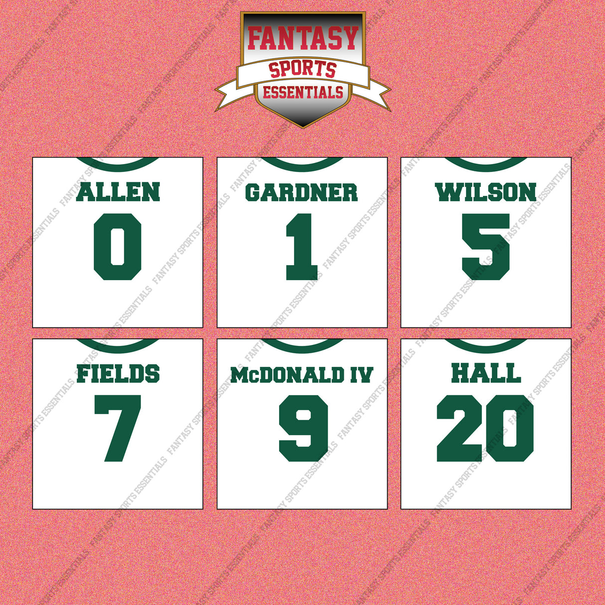 New York Jets 2025 Away Jersey Wall Art Prints (Choose Your Player) Page 1