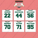 New York Jets 2025 Away Jersey Wall Art Prints (Choose Your Player) Page 2