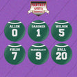 New York Jets 2025 Home Jersey Button Pins (Choose Your Player) Page 1