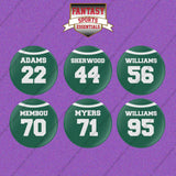 New York Jets 2025 Home Jersey Button Pins (Choose Your Player) Page 2