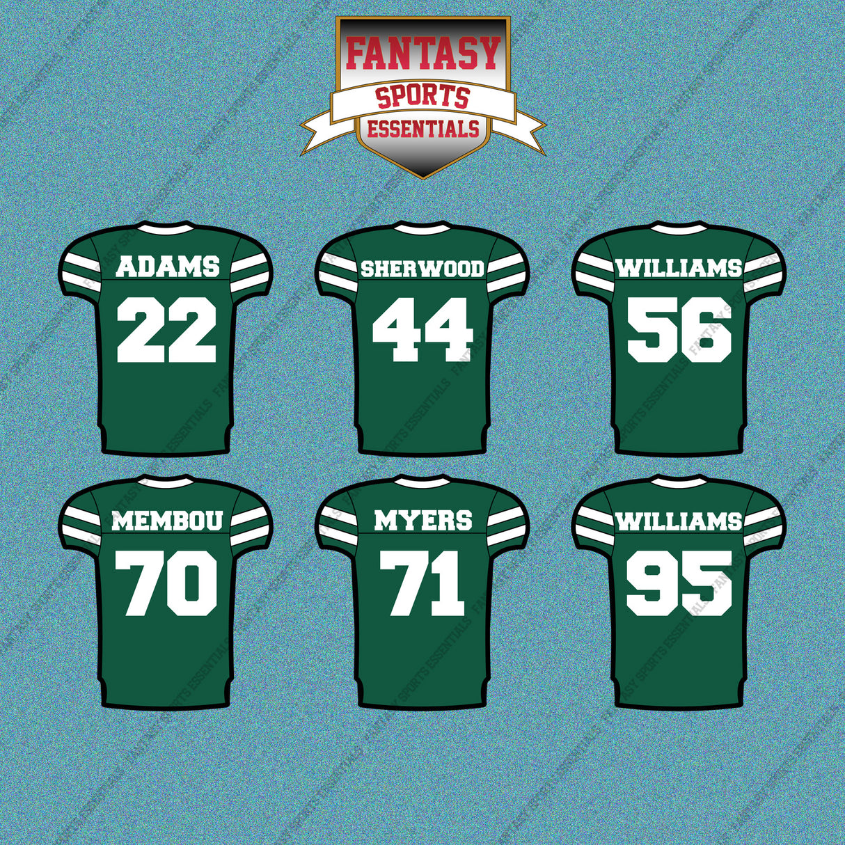 New York Jets 2025 Home Jersey Car Decals (Choose Your Player) Page 2