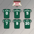 New York Jets 2025 Home Jersey Magnets (Choose Your Player) Page 1