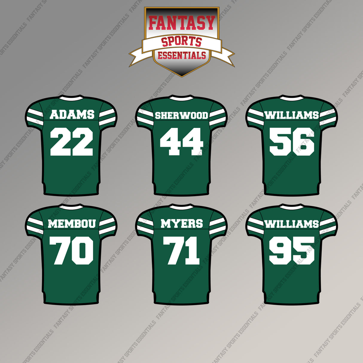 New York Jets 2025 Home Jersey Magnets (Choose Your Player) Page 2