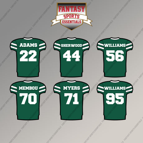 New York Jets 2025 Home Jersey Magnets (Choose Your Player) Page 2