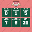 New York Jets 2025 Home Jersey Wall Art Prints (Choose Your Player) Page 1